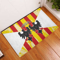 Kingdom of Trinacria Rubber Doormat Est 1282 Animus Tuus Dominus - Wonder Print Shop