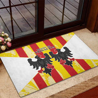 Kingdom of Trinacria Rubber Doormat Est 1282 Animus Tuus Dominus - Wonder Print Shop