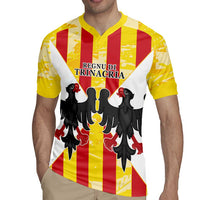 Kingdom of Trinacria Rugby Jersey Est 1282 Animus Tuus Dominus - Wonder Print Shop