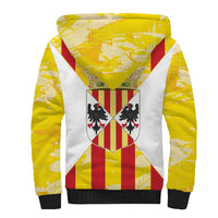 Kingdom of Trinacria Sherpa Hoodie Est 1282 Animus Tuus Dominus - Wonder Print Shop