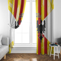 Kingdom of Trinacria Window Curtain Est 1282 Animus Tuus Dominus - Wonder Print Shop