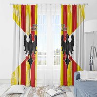 Kingdom of Trinacria Window Curtain Est 1282 Animus Tuus Dominus - Wonder Print Shop