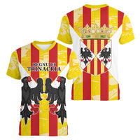 Kingdom of Trinacria Women V-Neck T-Shirt Est 1282 Animus Tuus Dominus - Wonder Print Shop