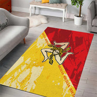 La Bandiera Regione Siciliana Area Rug LT9 - Wonder Print Shop