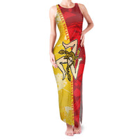 La Bandiera Regione Siciliana Family Matching Tank Maxi Dress and Hawaiian Shirt - Wonder Print Shop