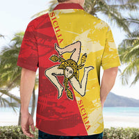 La Bandiera Regione Siciliana Hawaiian Shirt - Wonder Print Shop