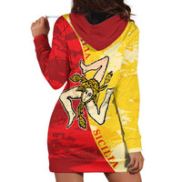 La Bandiera Regione Siciliana Hoodie Dress - Wonder Print Shop