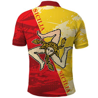La Bandiera Regione Siciliana Polo Shirt - Wonder Print Shop