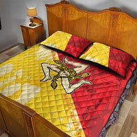 La Bandiera Regione Siciliana Quilt Bed Set - Wonder Print Shop
