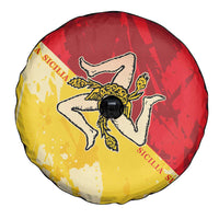 La Bandiera Regione Siciliana Spare Tire Cover - Wonder Print Shop