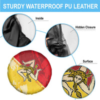 La Bandiera Regione Siciliana Spare Tire Cover - Wonder Print Shop