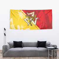 La Bandiera Regione Siciliana Tapestry - Wonder Print Shop