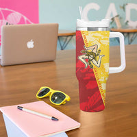 La Bandiera Regione Siciliana Tumbler With Handle - Wonder Print Shop