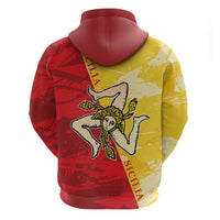 La Bandiera Regione Siciliana Zip Hoodie - Wonder Print Shop