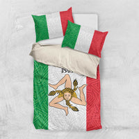 Sicilian Revolution of 1848 Bedding Set Bandiera del Regno di Sicilia 1848-1849 LT9 - Wonder Print Shop