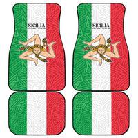 Sicilian Revolution of 1848 Car Mats Bandiera del Regno di Sicilia 1848-1849 LT9 - Wonder Print Shop