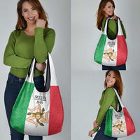 Sicilian Revolution of 1848 Grocery Bag Bandiera del Regno di Sicilia 1848-1849