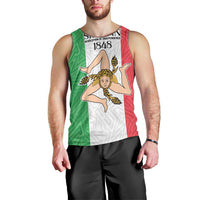 Sicilian Revolution of 1848 Men Tank Top Bandiera del Regno di Sicilia 1848-1849 - Wonder Print Shop