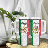 Sicilian Revolution of 1848 Tumbler With Handle Bandiera del Regno di Sicilia 1848-1849 - Wonder Print Shop