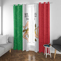 Sicilian Revolution of 1848 Window Curtain Bandiera del Regno di Sicilia 1848-1849 - Wonder Print Shop