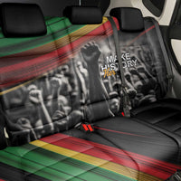Make His-Herstories Back Car Seat Cover Black Power Hand and Pan-African Flag LT9 - Wonder Print Shop