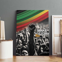 Make His-Herstories Canvas Wall Art Black Power Hand and Pan-African Flag LT9 - Wonder Print Shop