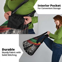 Make His-Herstories Grocery Bag Black Power Hand and Pan-African Flag