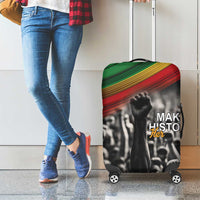 Make His-Herstories Luggage Cover Black Power Hand and Pan-African Flag - Wonder Print Shop