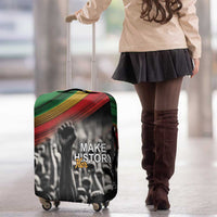 Make His-Herstories Luggage Cover Black Power Hand and Pan-African Flag - Wonder Print Shop
