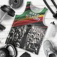 Make His-Herstories Men Tank Top Black Power Hand and Pan-African Flag - Wonder Print Shop