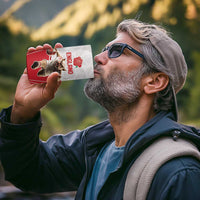 England Rugby Custom 4 in 1 Can Cooler Tumbler English Bull Dog Mascot Sporty