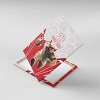 England Rugby Custom Canvas Wall Art English Bull Dog Mascot Sporty