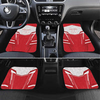 England Rugby Custom Car Mats English Bull Dog Mascot Sporty