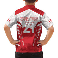 England Rugby Custom Hawaiian Shirt English Bull Dog Mascot Sporty