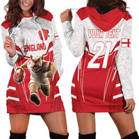 England Rugby Custom Hoodie Dress English Bull Dog Mascot Sporty