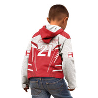 England Rugby Custom Kid Hoodie English Bull Dog Mascot Sporty