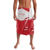 England Rugby Custom Lavalava English Bull Dog Mascot Sporty