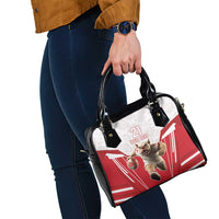 England Rugby Custom Shoulder Handbag English Bull Dog Mascot Sporty