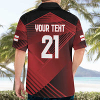 England Rugby Custom Hawaiian Shirt Lion Mascot Sporty