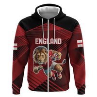 England Rugby Custom Hoodie Lion Mascot Sporty