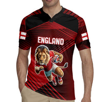 England Rugby Custom Rugby Jersey Lion Mascot Sporty
