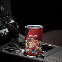 England Rugby Custom Tumbler Cup Lion Mascot Sporty