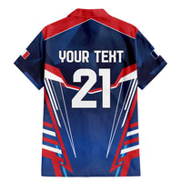 France Rugby Custom Family Matching Mermaid Dress and Hawaiian Shirt Coq Gaulois Never Less Than Everything