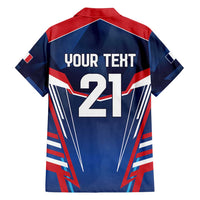 France Rugby Custom Family Matching Puletasi and Hawaiian Shirt Coq Gaulois Never Less Than Everything