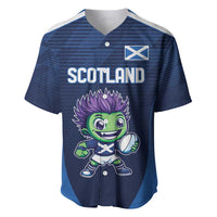 Scotland Rugby Custom Baseball Jersey Thistle Mascot Go Scottish!