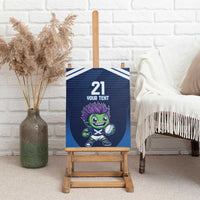 Scotland Rugby Custom Canvas Wall Art Thistle Mascot Go Scottish!