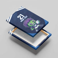 Scotland Rugby Custom Canvas Wall Art Thistle Mascot Go Scottish!