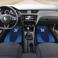 Scotland Rugby Custom Car Mats Thistle Mascot Go Scottish!