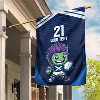 Scotland Rugby Custom Garden Flag Thistle Mascot Go Scottish!