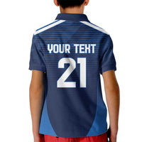 Scotland Rugby Custom Kid Polo Shirt Thistle Mascot Go Scottish!